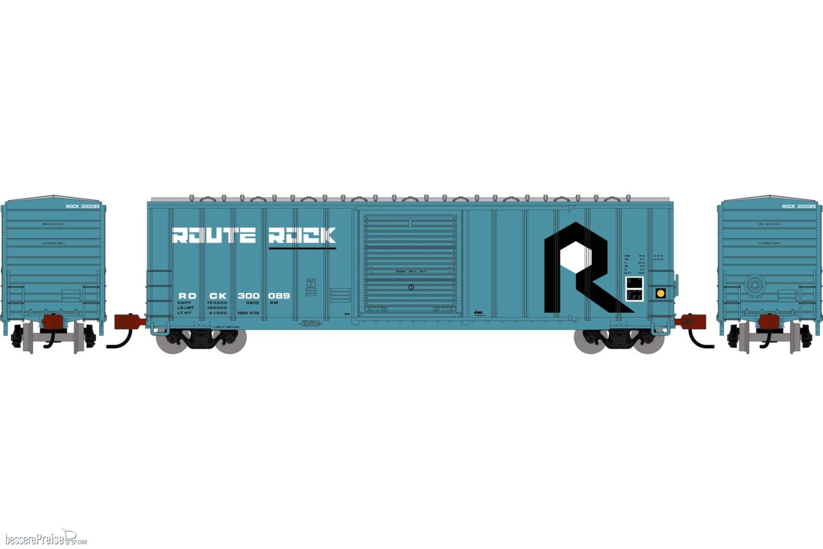 N ATH 50' FMC 5347 Single Door Box Car ROCK #300089
