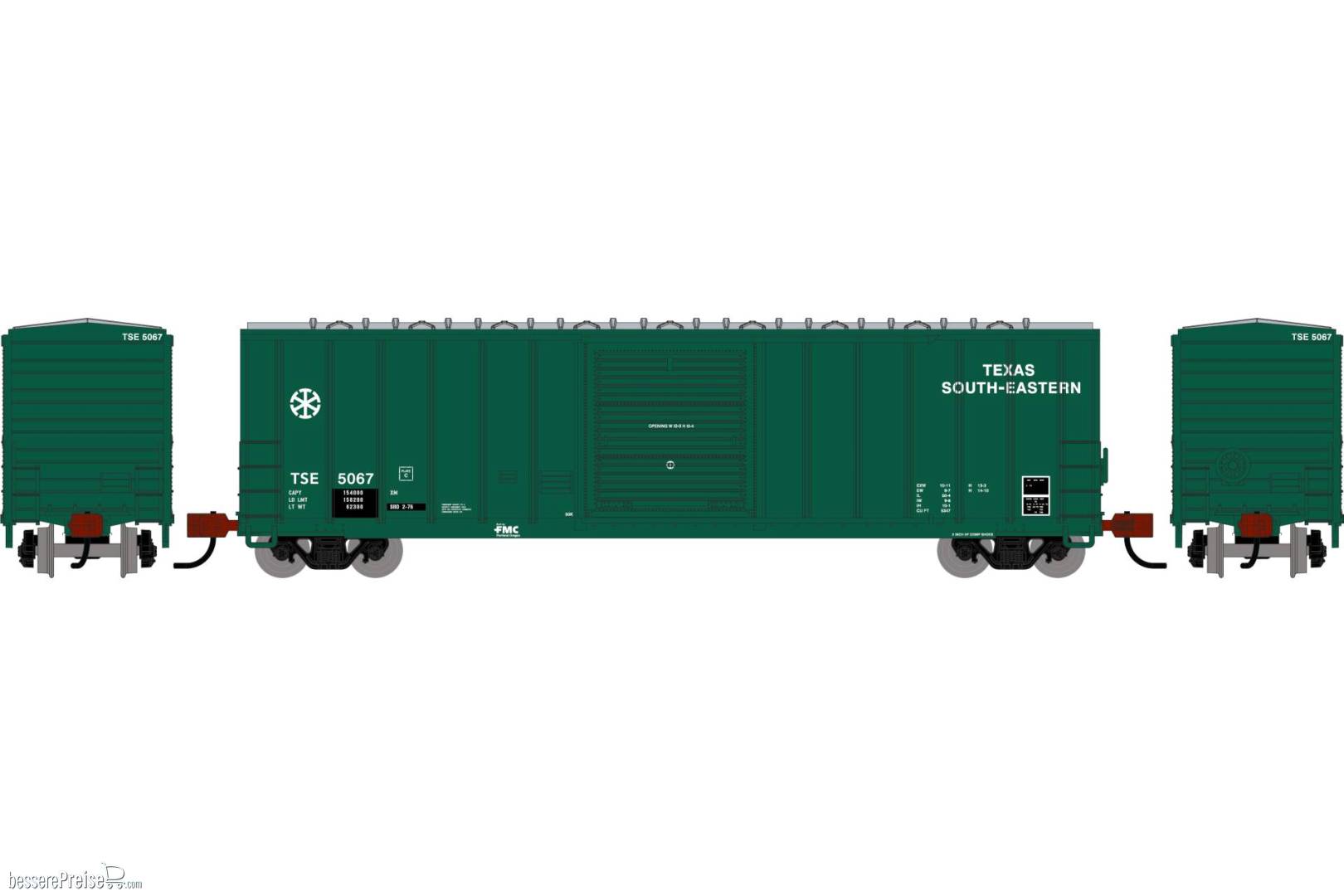 N ATH 50' FMC 5347 Single Door Box Car TSE #5067