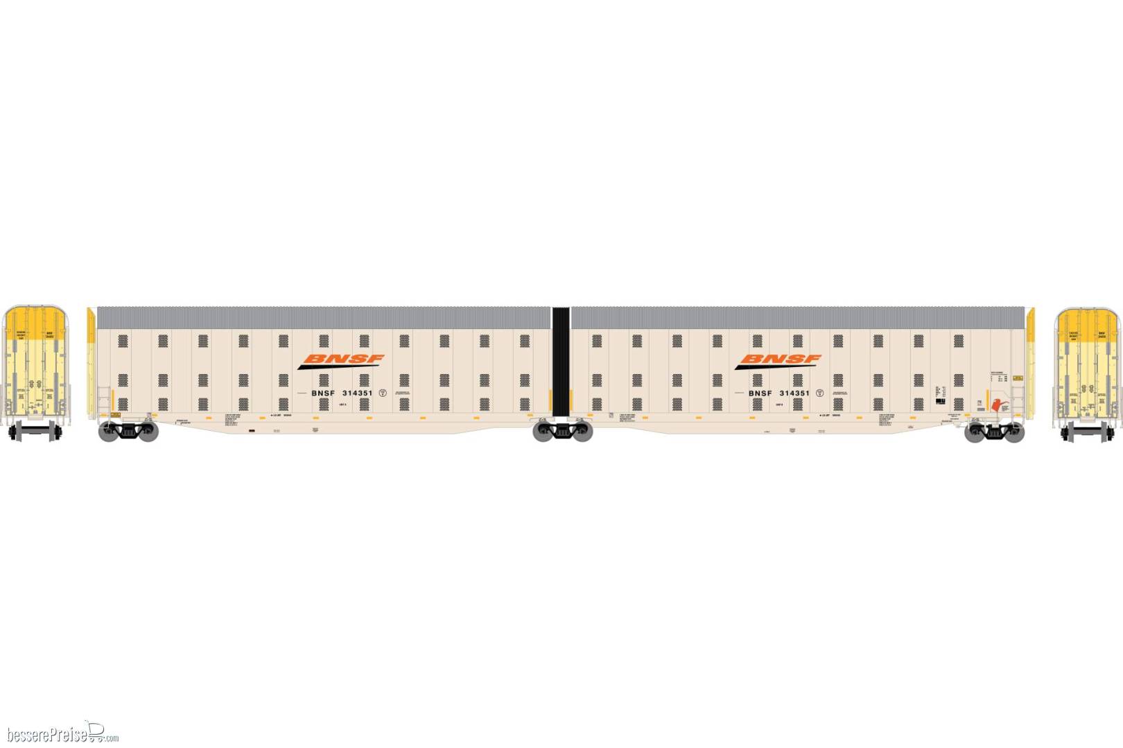 HO ATH Auto-Max Carrier BNSF #314351