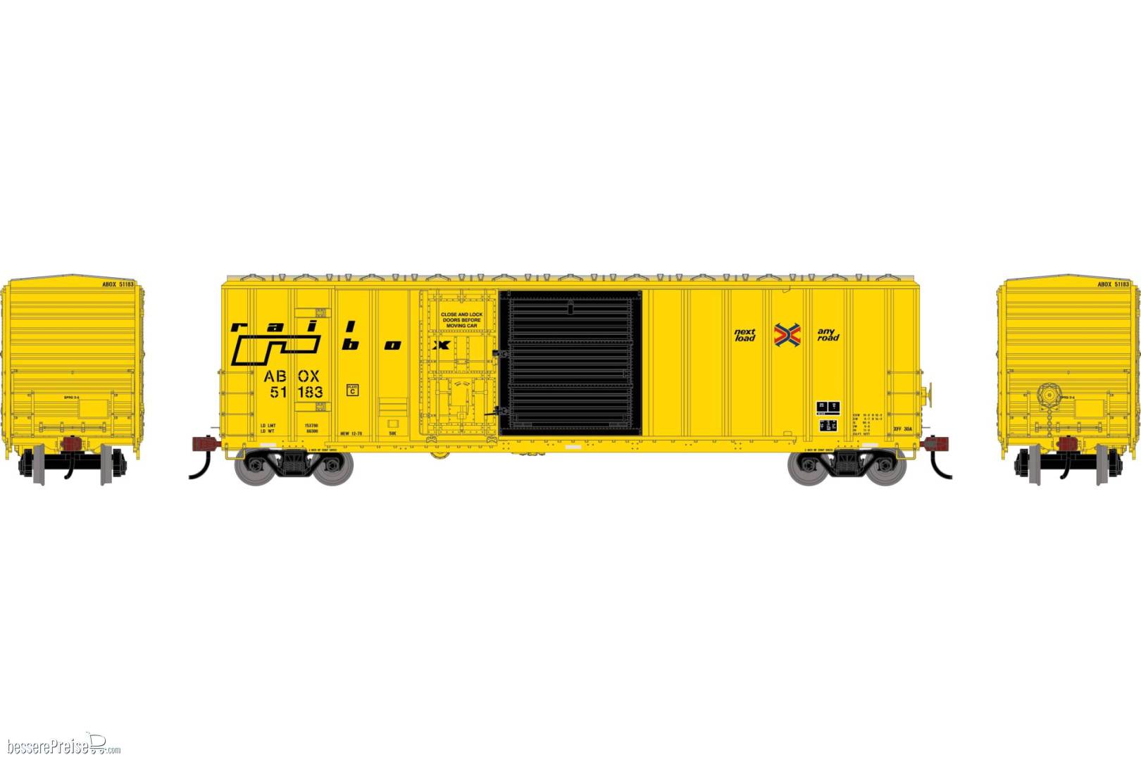 HO ATH 50' FMC 5277 Combo Door Box Car ABOX 'Late' #51183