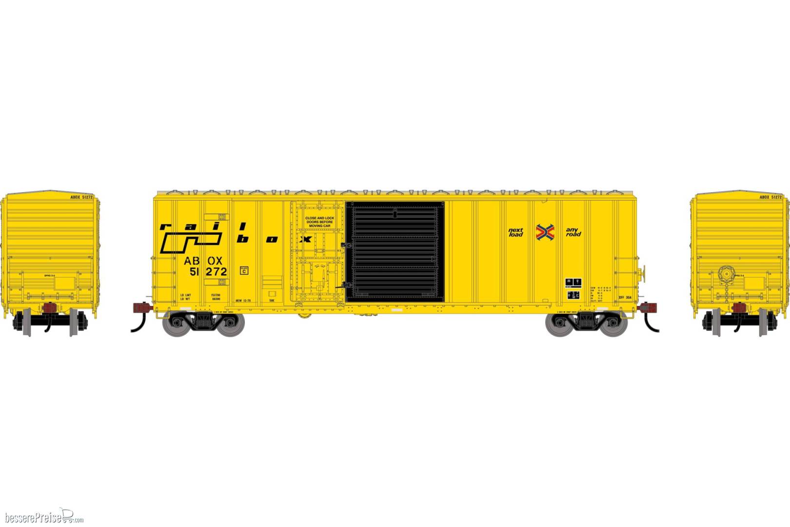 HO ATH 50' FMC 5277 Combo Door Box Car ABOX 'Late' #51272