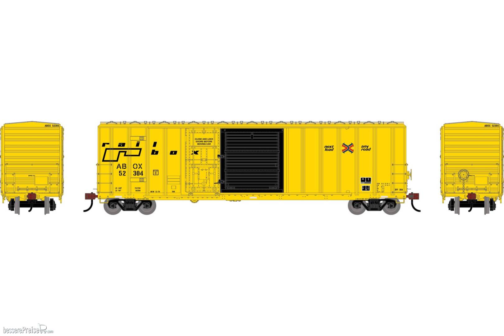 HO ATH 50' FMC 5277 Combo Door Box Car ABOX 'Late' #52304