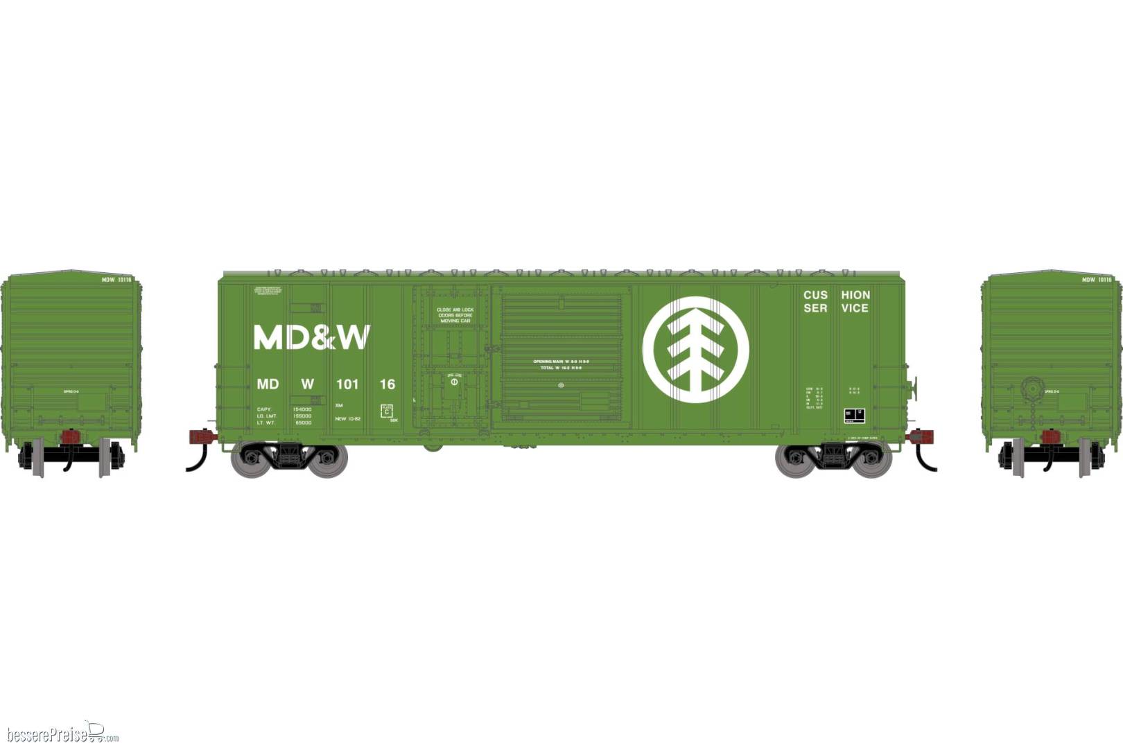 HO ATH 50' FMC 5277 Combo Door Box Car MDW #10116