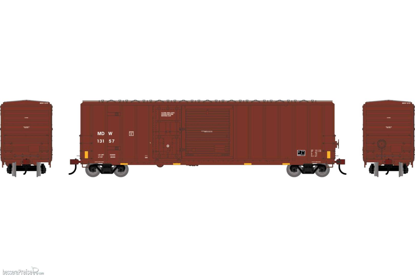 HO ATH 50' FMC 5277 Combo Door Box Car MDW #13157
