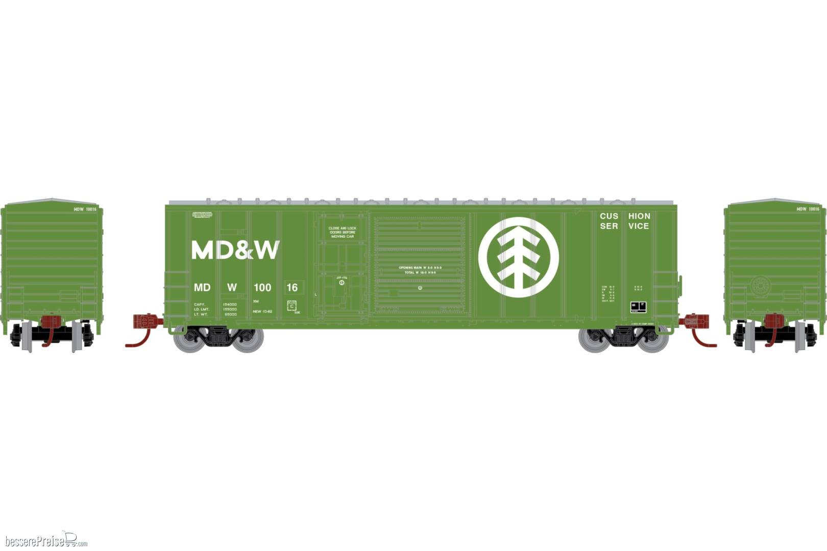 N ATH 50' FMC 5277 Combo Door Box Car MDW #10116