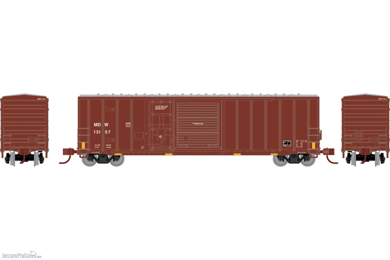 N ATH 50' FMC 5277 Combo Door Box Car MDW #13157