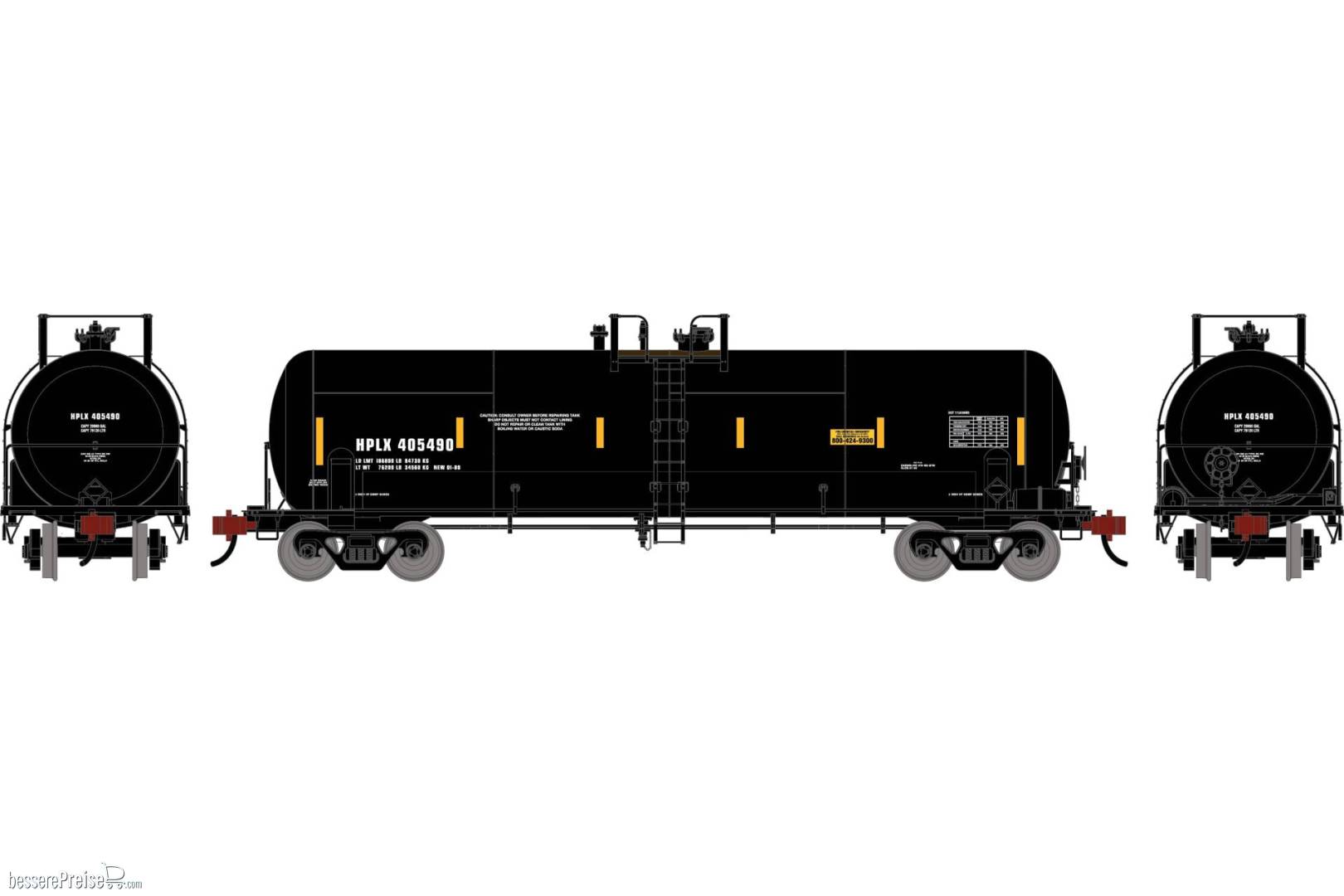 HO ATH RTC 20 900 Gallon Acid Tank Car HPLX #405490
