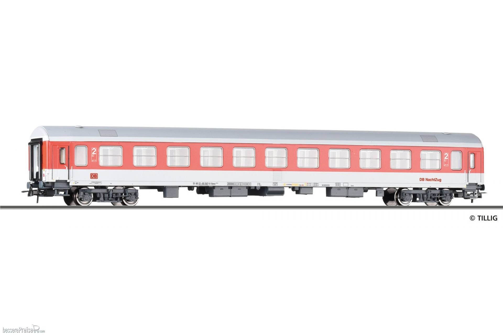 Reisezugwagen 2. Klasse Bomz 236.6 der DB NachtZug, Ep. V