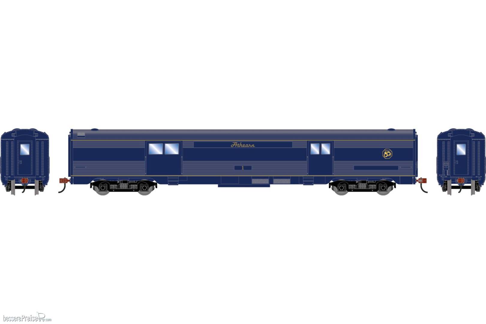 HO RND Streamline Baggage Car ATHX #1 80th Anniversary Limited Edition