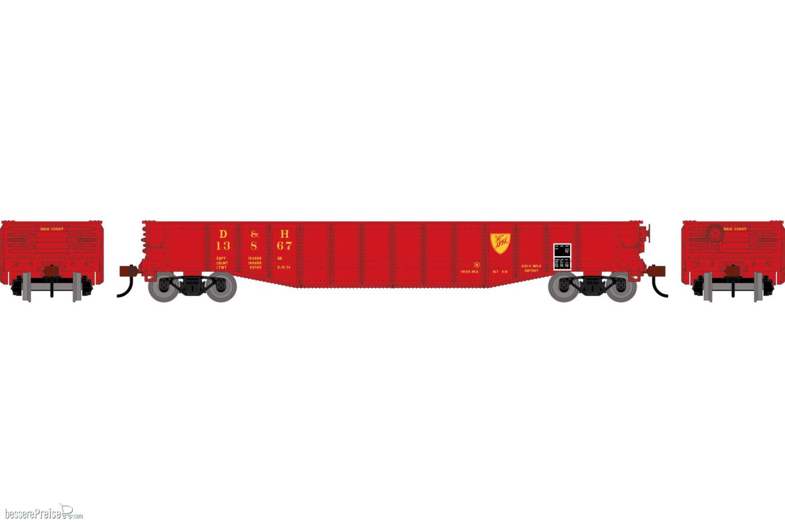 HO RND 50' Gondola DH #13867
