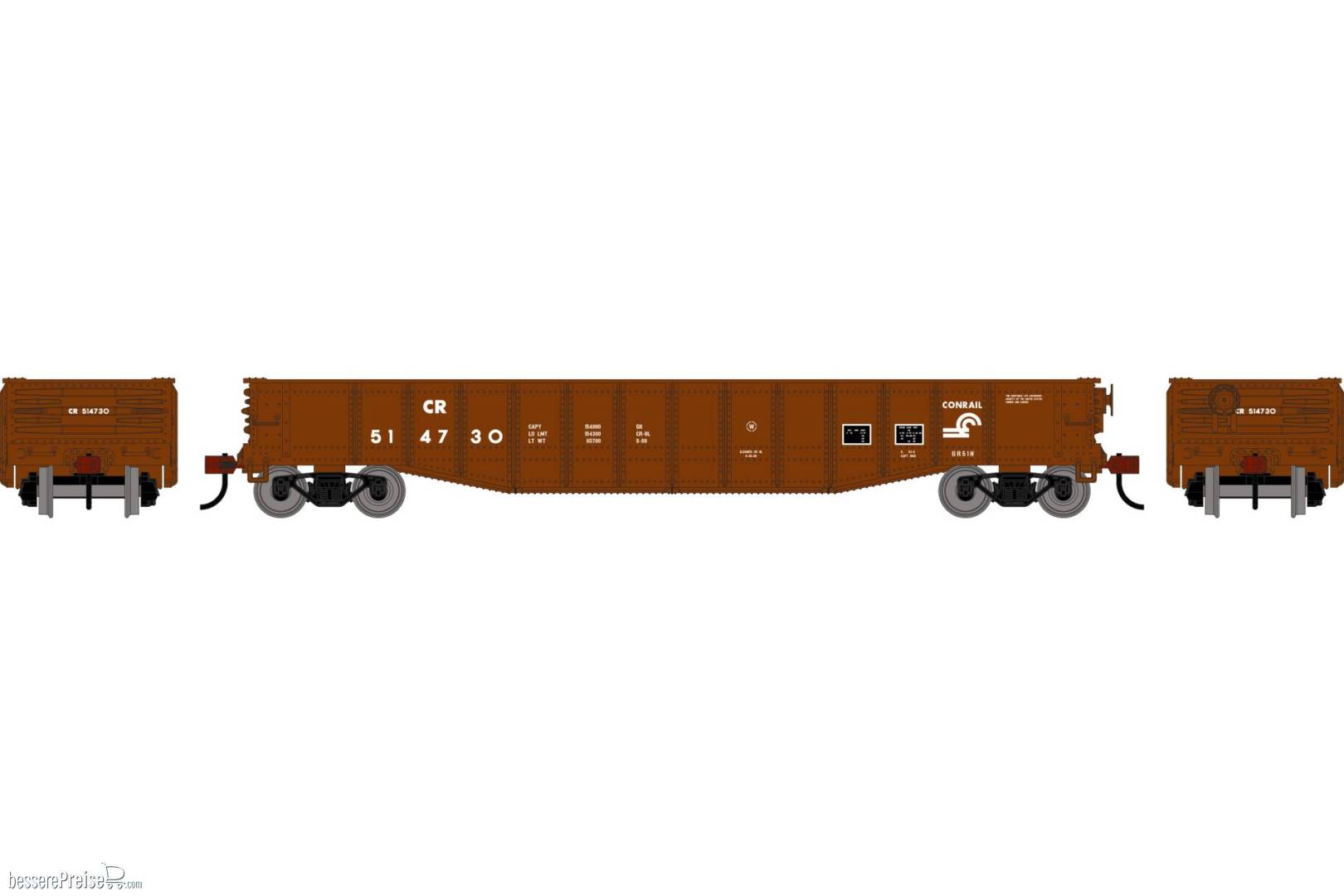 HO RND 50' Gondola CR #514730