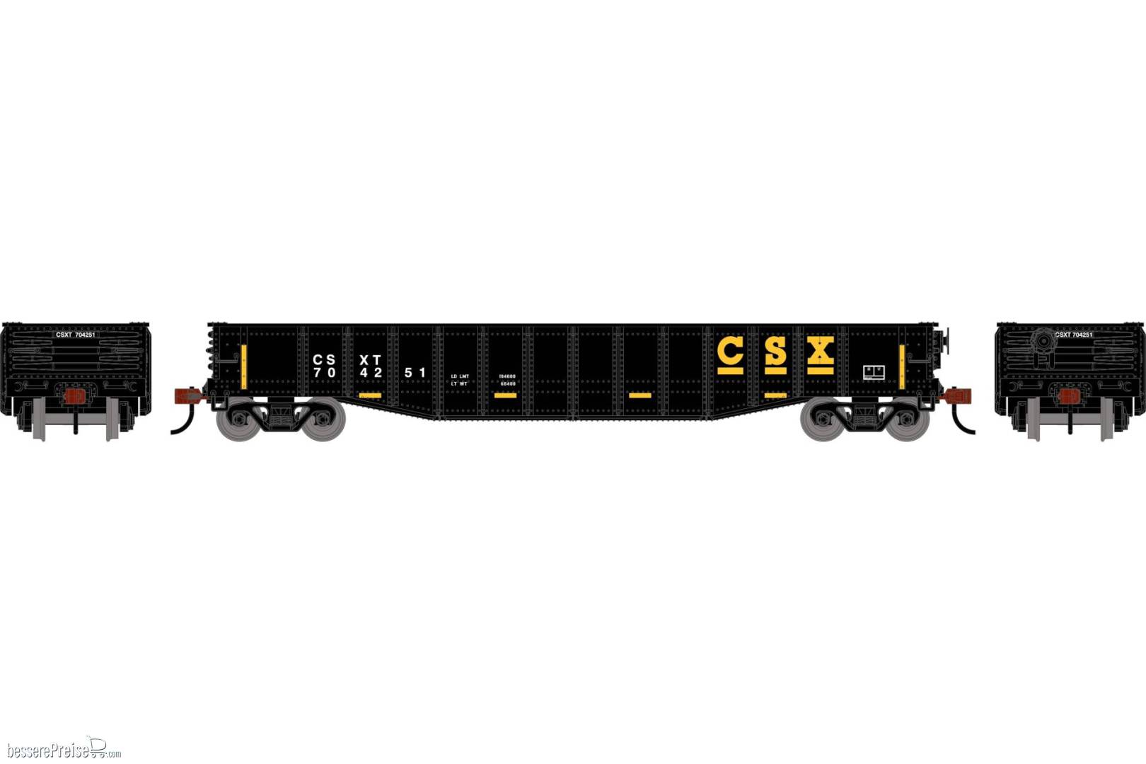 HO RND 50' Gondola CSXT #704251