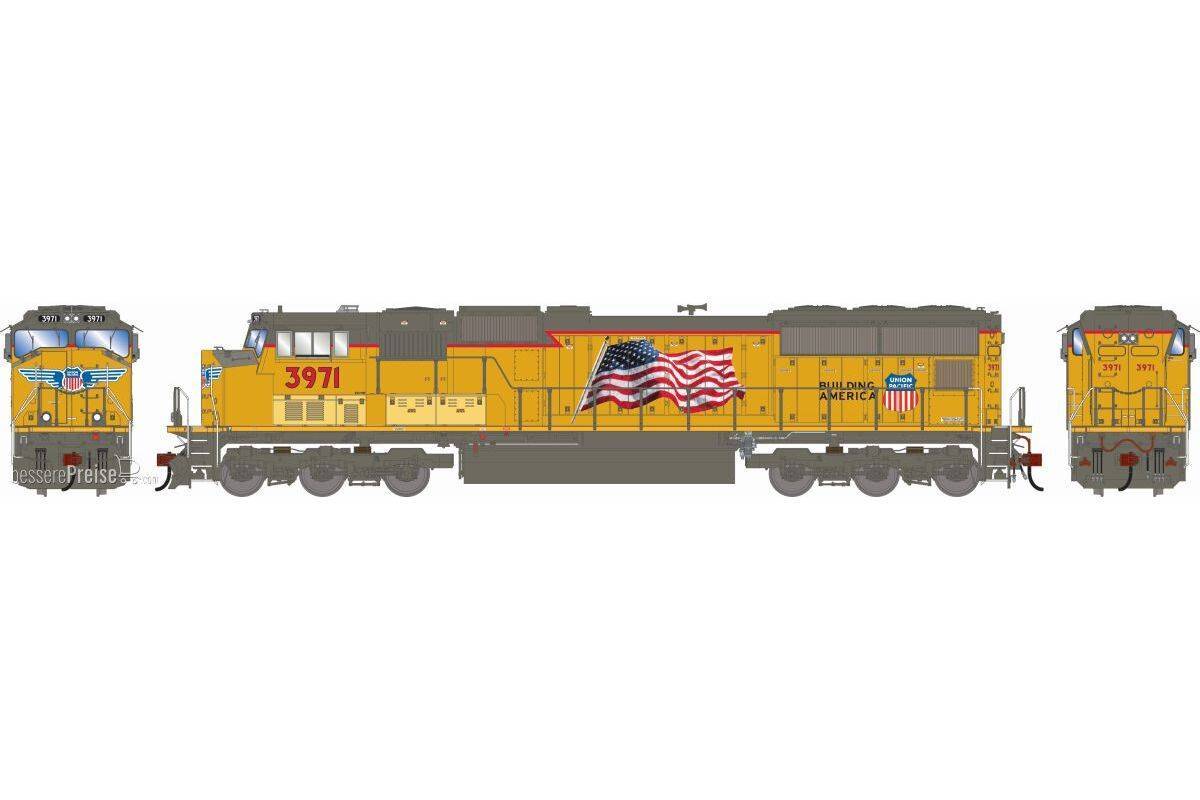HO GEN SD70M Locomotive UP #3971