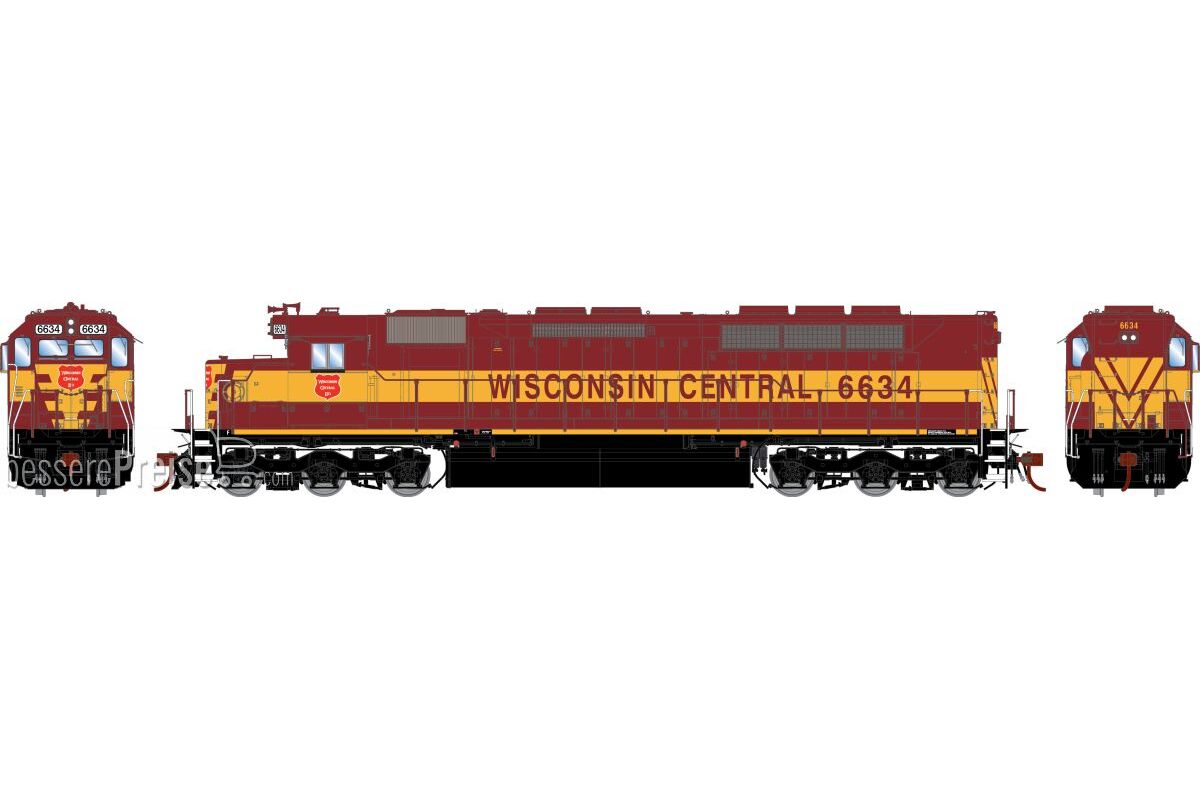 HO GEN SDP45 Locomotive w/DCC & SOUND WC #6634