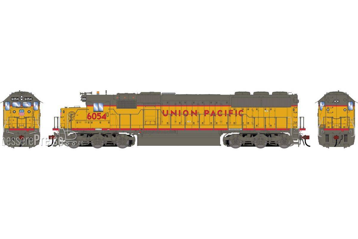 HO GEN SD60 Locomotive w/DCC & Sound UP #6054