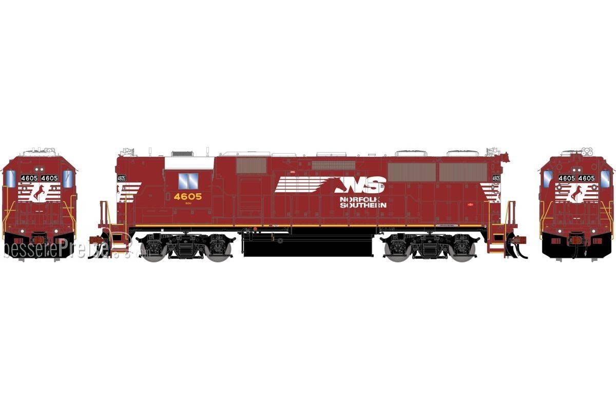 HO GEN GP49 Locomotive w/DCC & Sound Legendary Liveries NS #4605