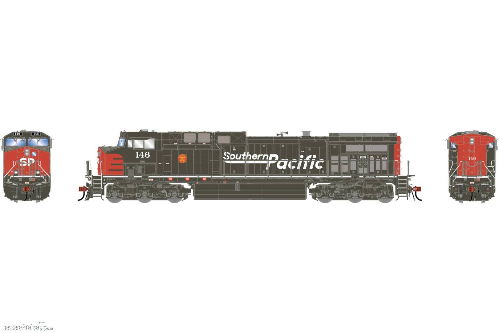 HO GEN AC4400CW Locomotive w/DCC & Sound SP #146