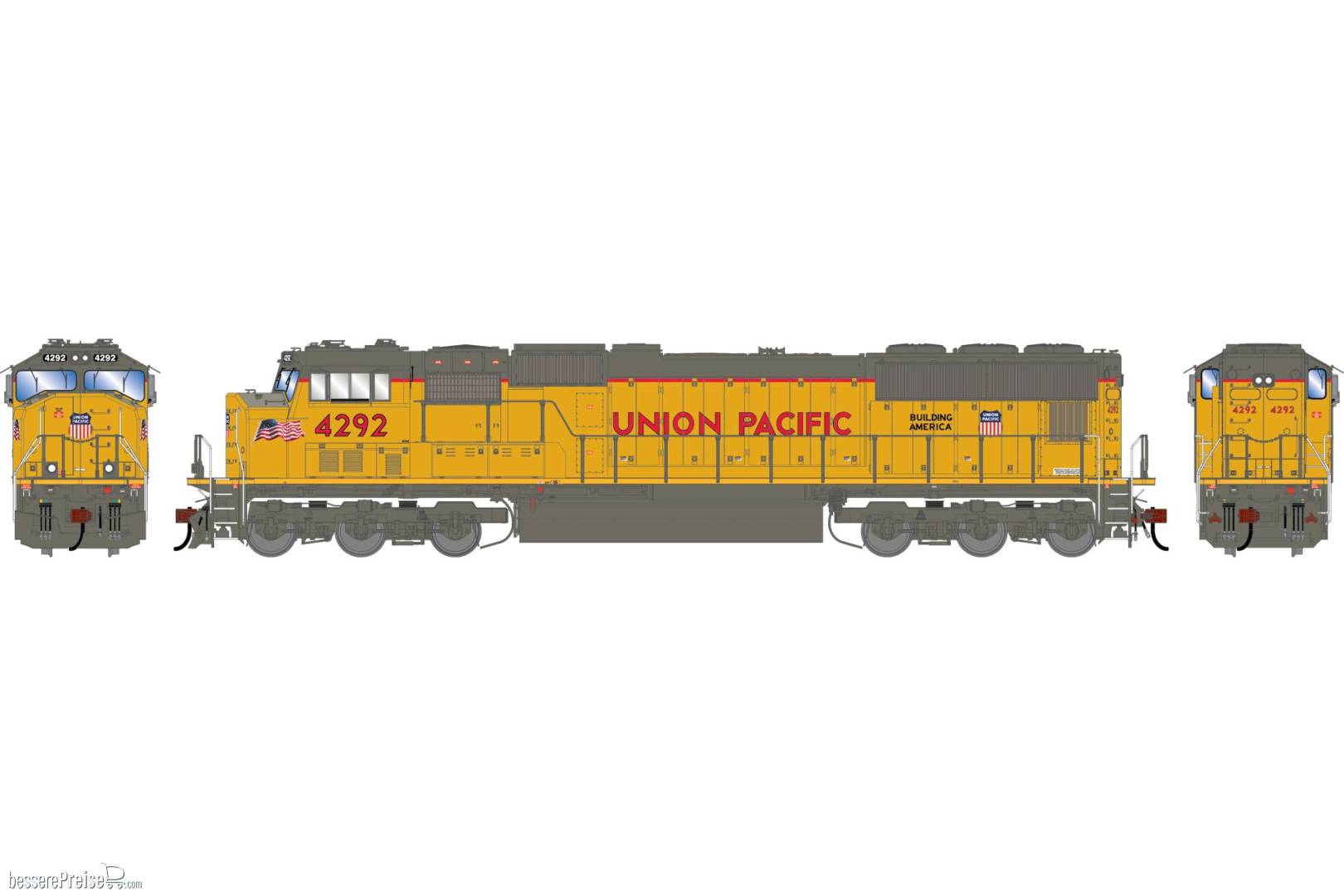 HO GEN SD70M Locomotive UP #4292