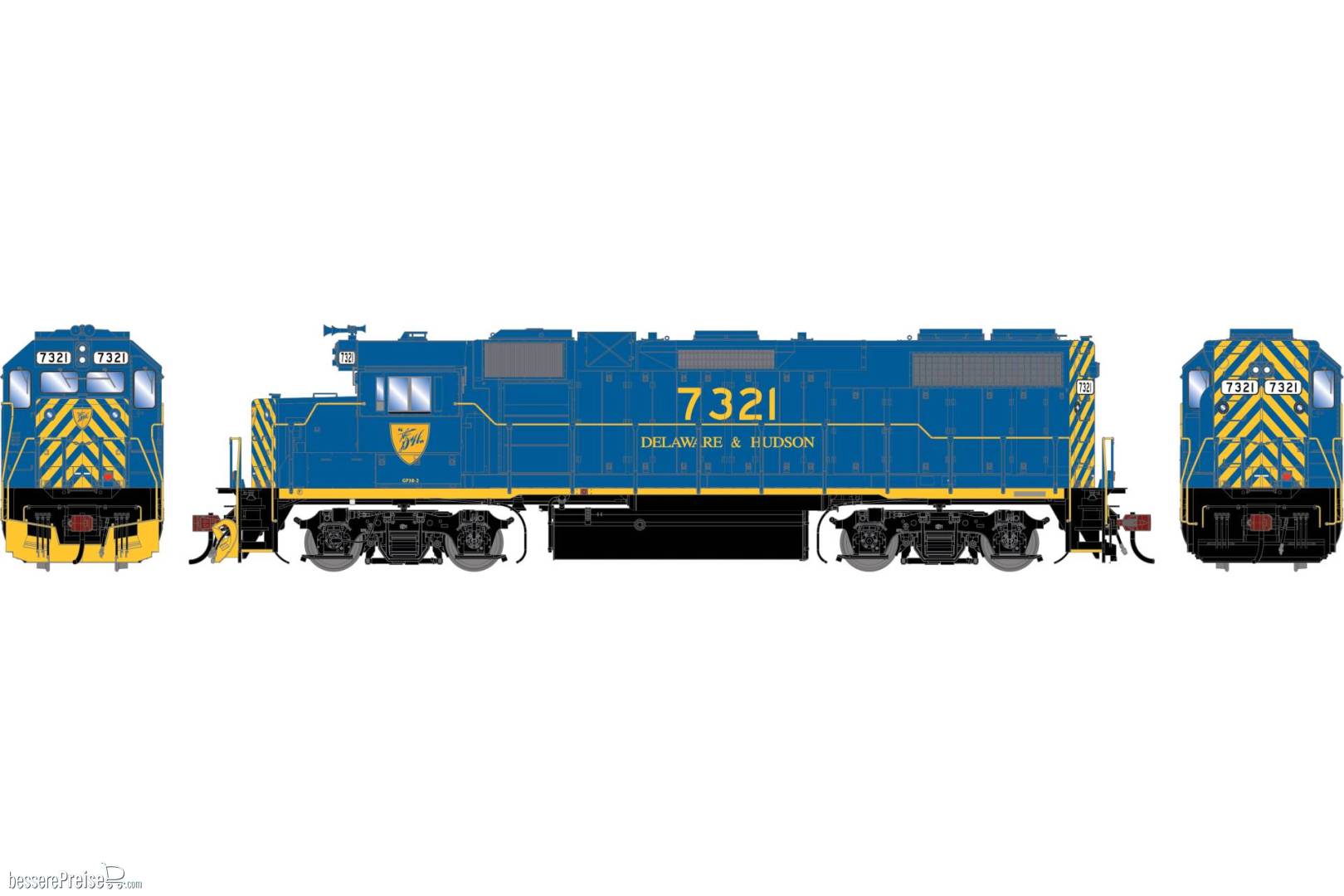 HO GEN GP38-2 Locomotive w/DCC & Sound DH #7321