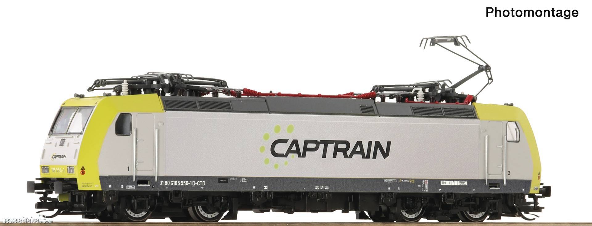 E-Lok 185 550-1 Captrain DC