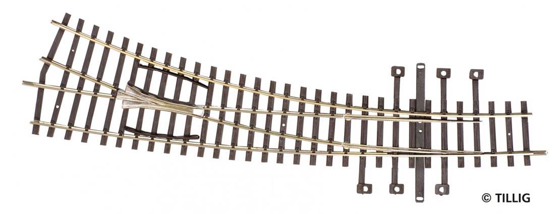 Tillig H0 (1:87) 82361 - Innenbogenweiche rechts | Modellbahn | Modelleisenbahn