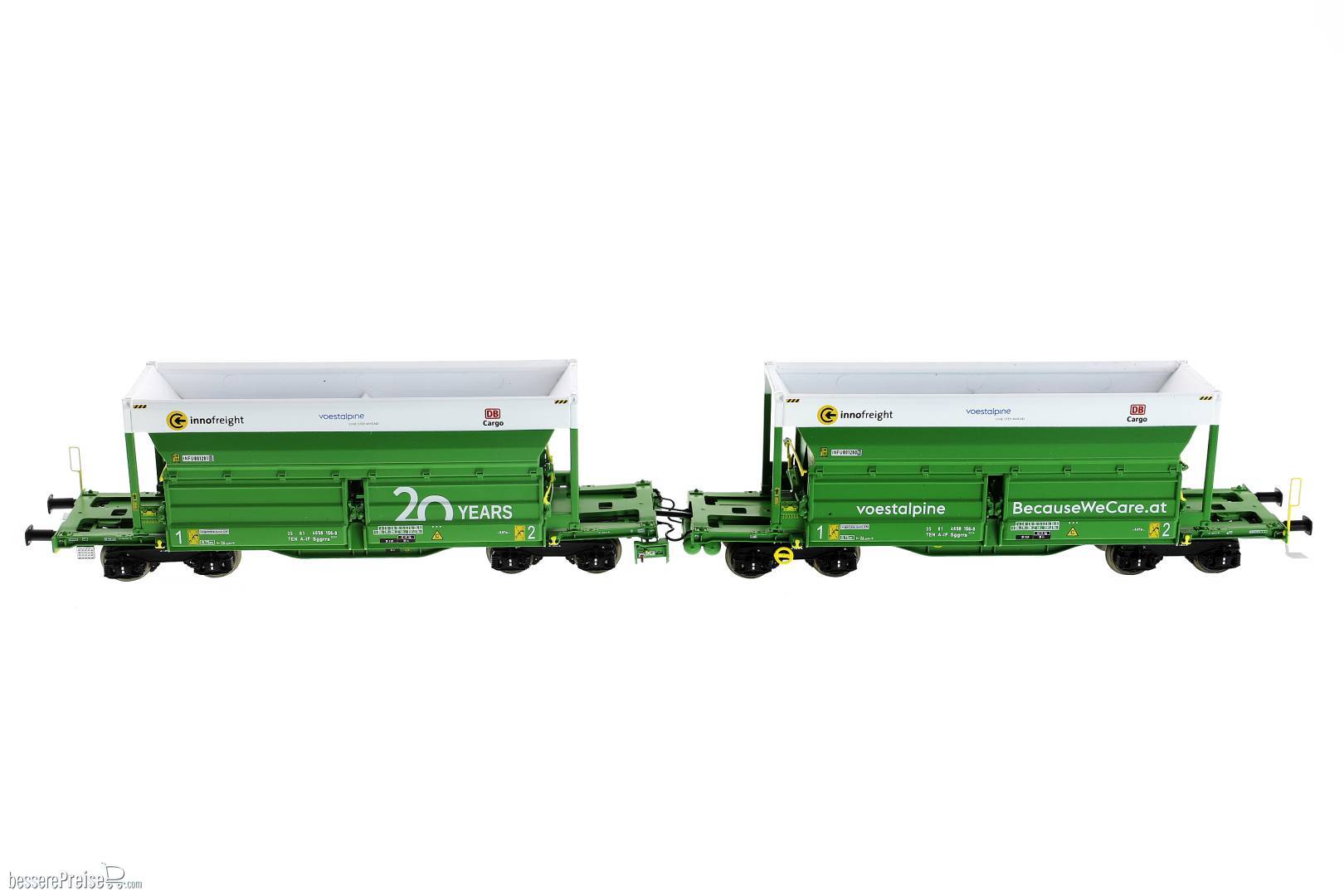 VIP INNO, ORE DB Cargo / We Care grün