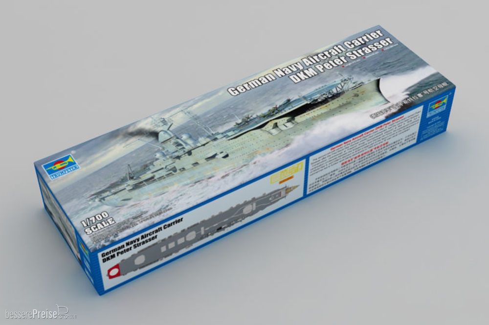 Trumpeter 06710 - 1:700 German Navy Aircraft Carrier DKM Peter Strasser