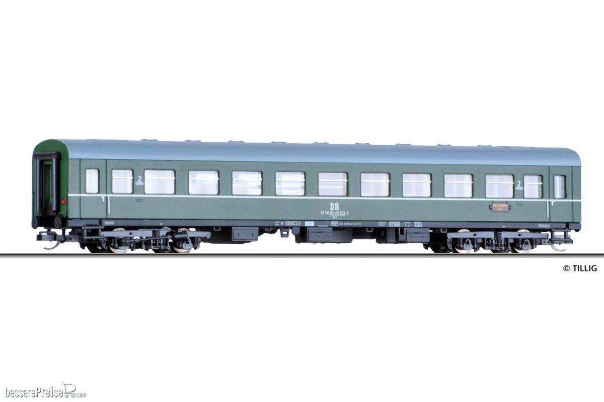 Tillig 95625 TT Reisezugwagen 2. Kl mit Buffetabteil Bgre DR Ep IV NEU OVP< | Condition: Neu