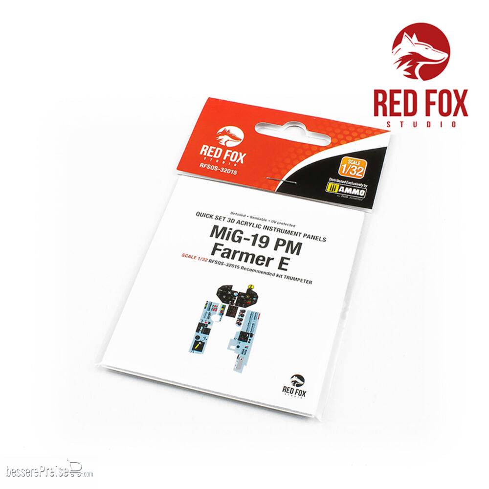 Red Fox Studio RFSQS-32015 - 1/32 MiG-19 PM Farmer E (for Trumpeter kit) | Modellbau