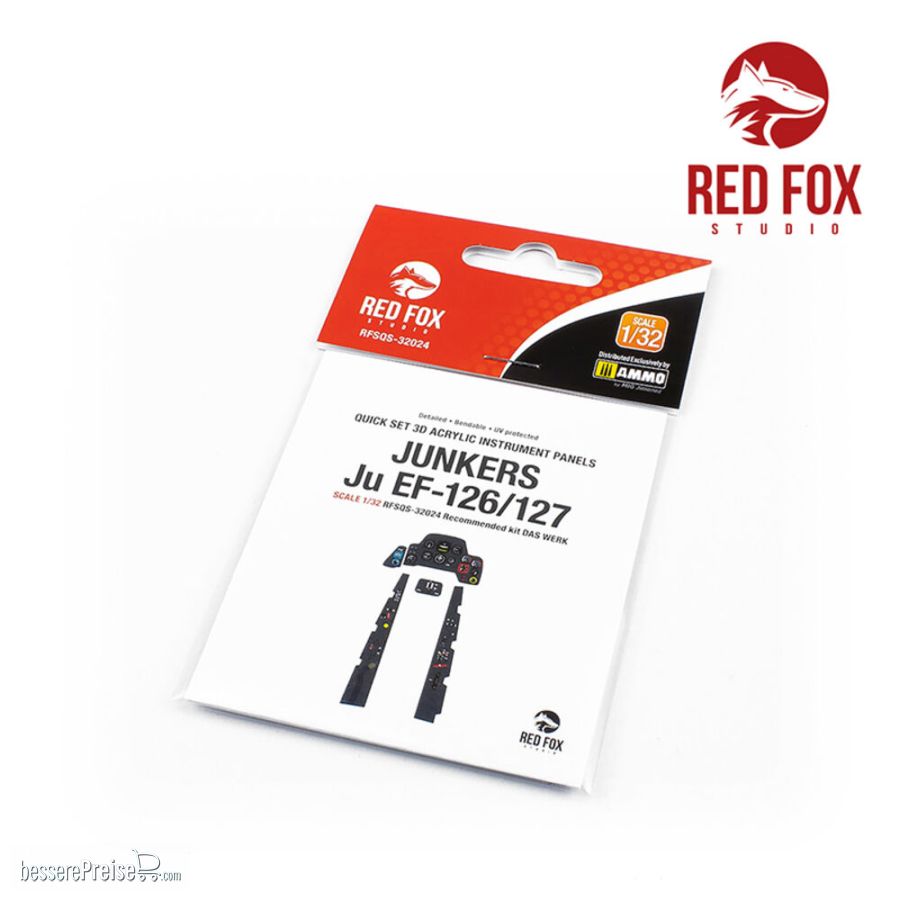 Red Fox Studio RFSQS-32024 - 1/32 Junkers Ju EF-126/127 (for Das Werk kit) | Modellbau