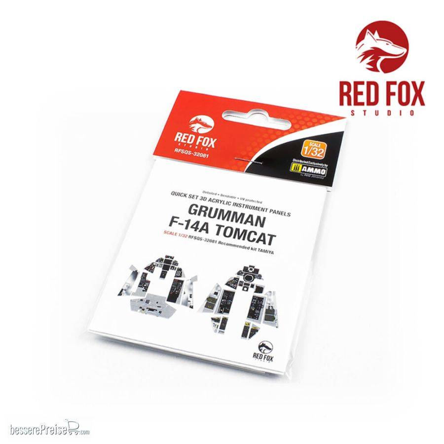 Red Fox Studio RFSQS-32081 - 1/32 Grumman F-14A Tomcat (for Tamiya kit) | Modellbau