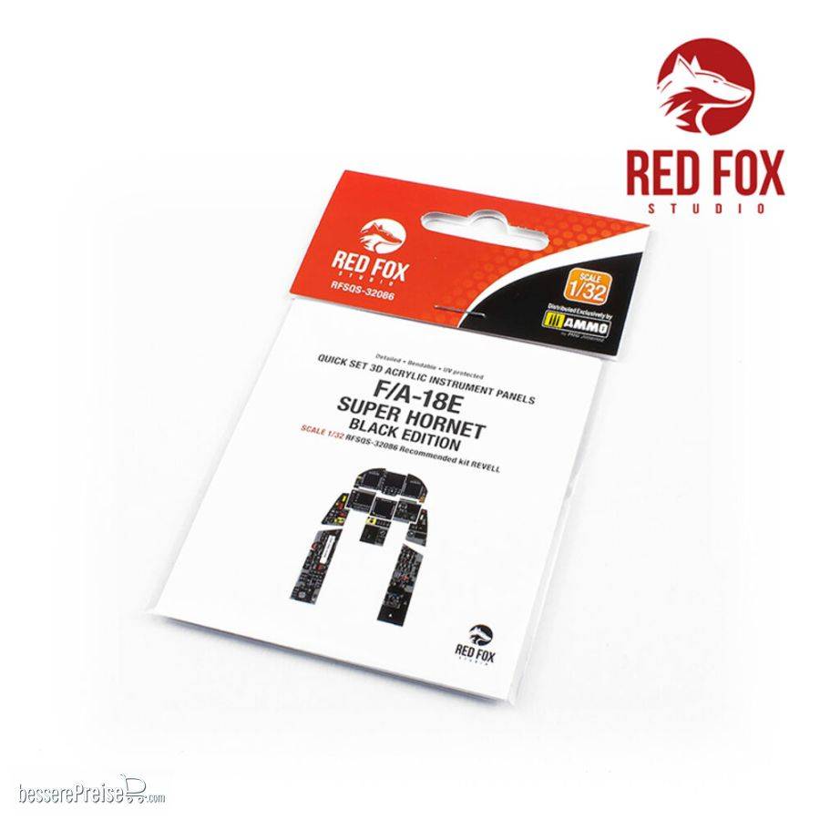 Red Fox Studio RFSQS-32086 - 1/32 F/A-18E Super Hornet BE (for Revell kit) | Modellbau