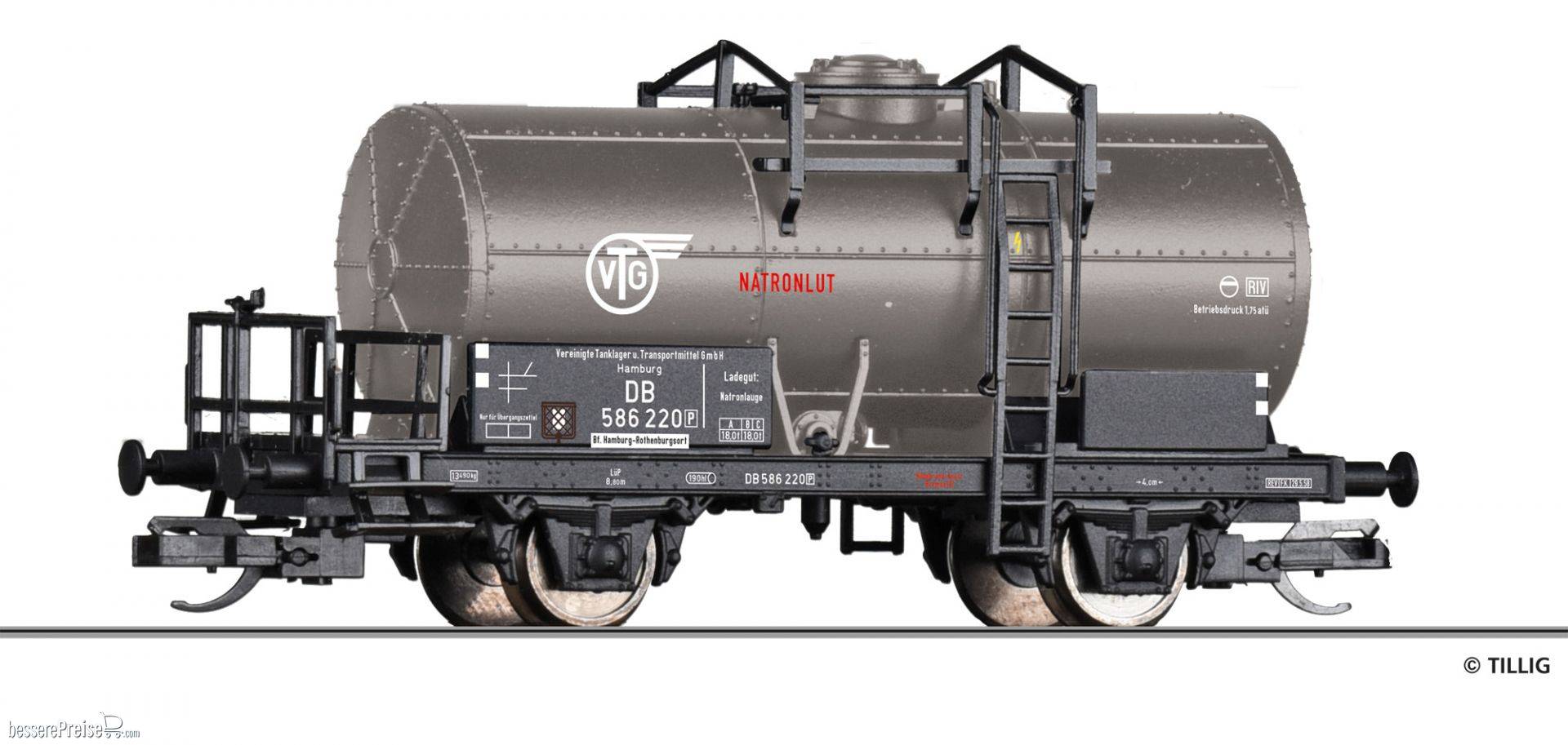 Kesselwagen „VTG“, eingestellt bei der DB, Ep. III