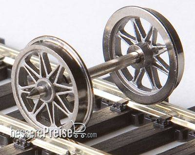 Weinert 9725 - 11,5 mm Ø RP 25-Y-Speichenradsatz für Trix-Zapfenlager | Modellbahn | Modelleisenbahn