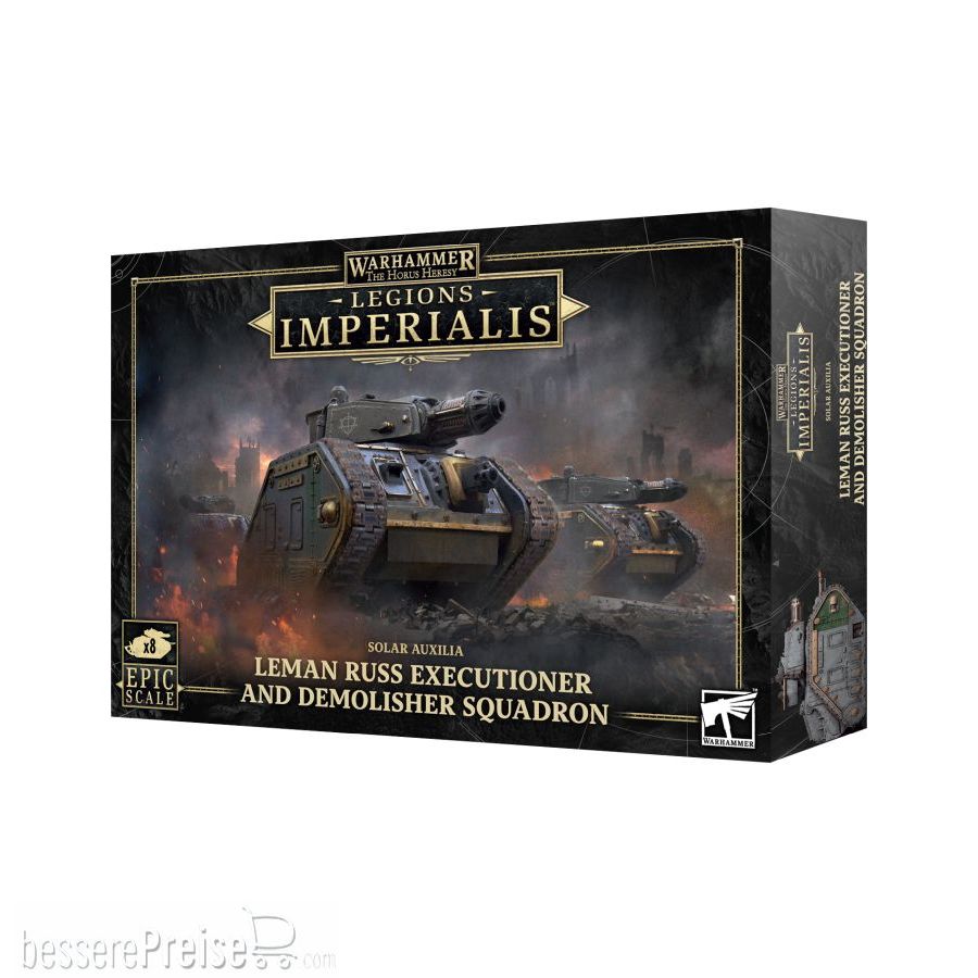 Games Workshop 99122605011 - L/I LEMAN RUSS EXECUTIONER/DEMOLISHR SQD 03-64 | Tabletop
