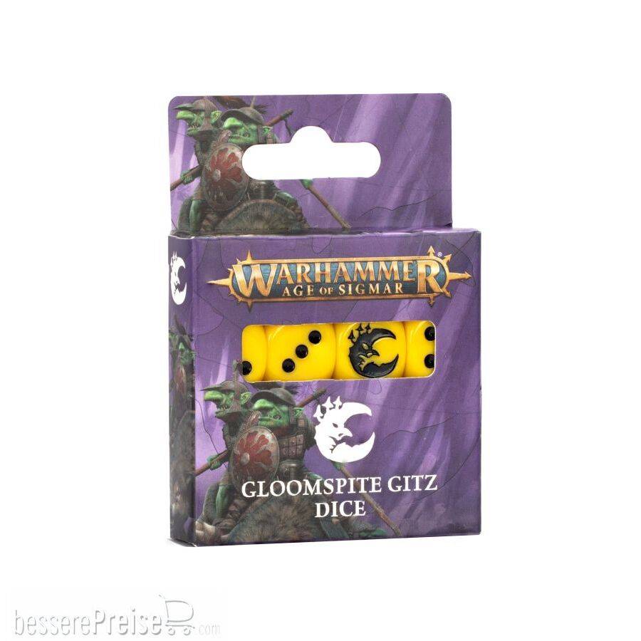 Games Workshop 99220209009 - AGE OF SIGMAR: GLOOMSPITE GITZ DICE 89-77 | Tabletop