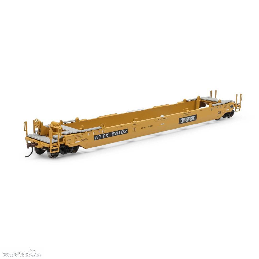 48' Husky Stack Well Car Trailer Train DTTX #56102
