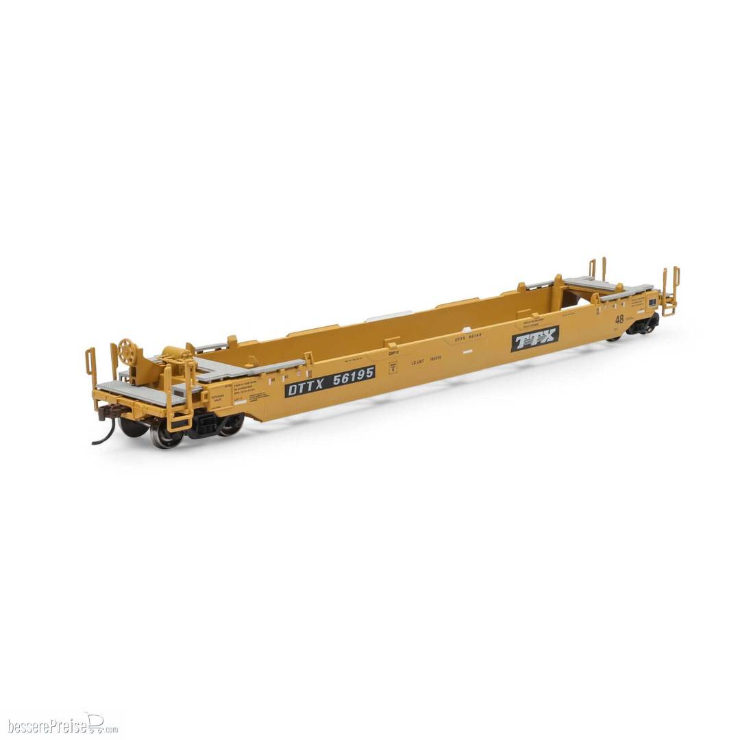 48' Husky Stack Well Car Trailer Train DTTX #56195