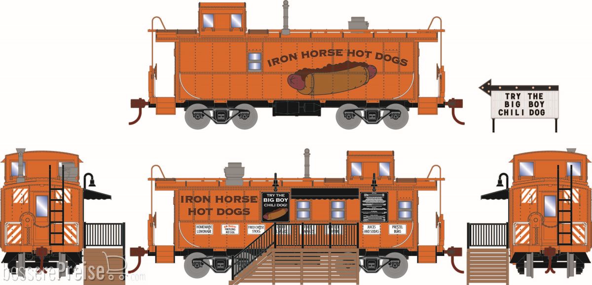 Concession Cupola Caboose Set Iron Horse Hot Dogs