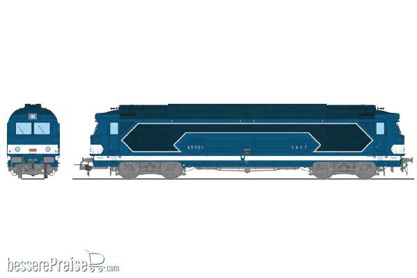Diesel Locomotive BB 69002, Modern cabin, number plates, CHALINDREY SNCF Era IV - DCC Sound