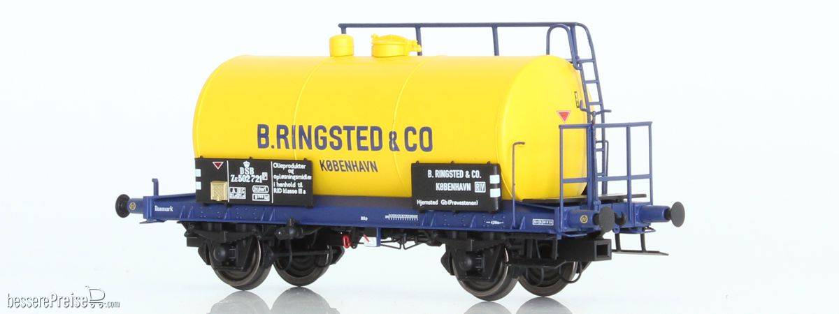 Kesselwagen DSB ZE 502 721, B Ringsted, approx. 1959-67