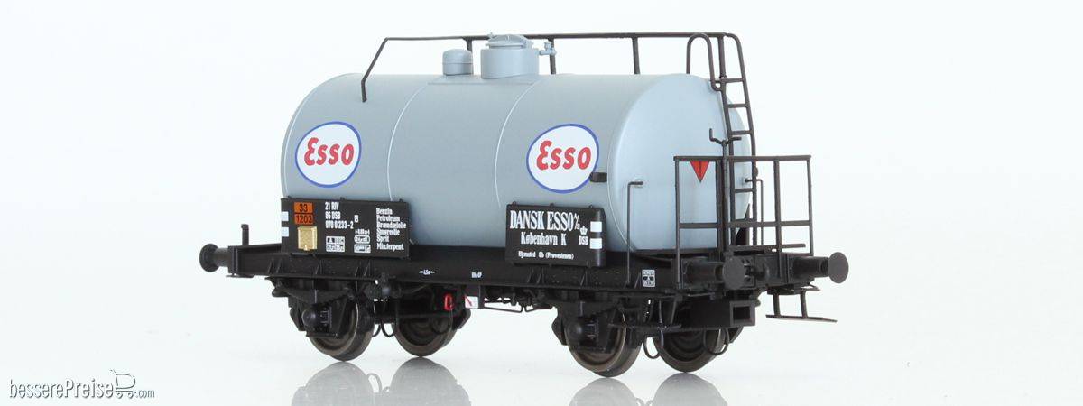 Kesselwagen 22 RIV 86 DSB 070 0 233-2, ESSO, approx. 1966-77