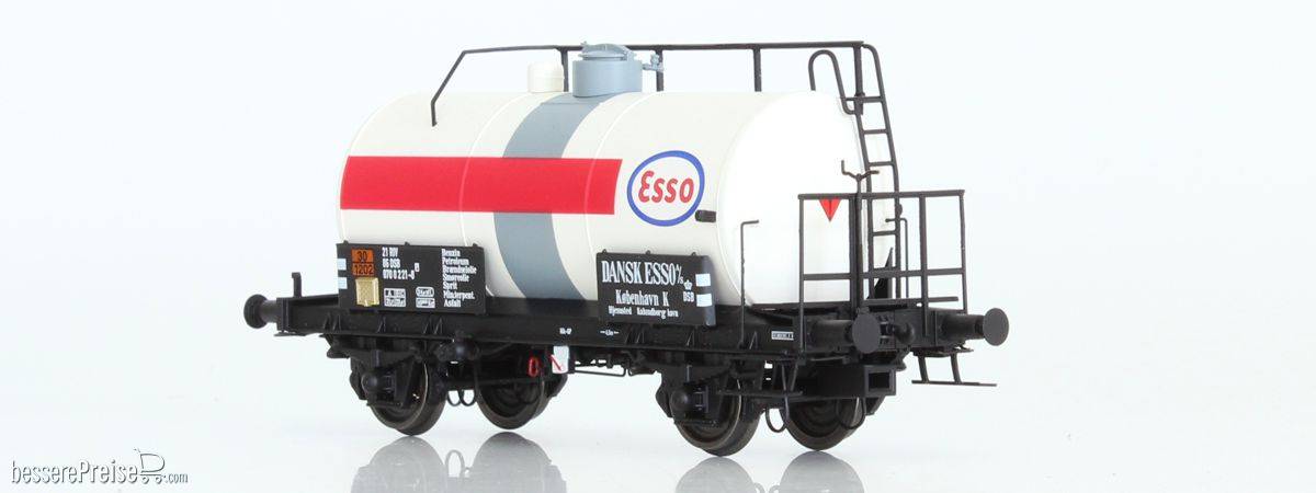 Kesselwagen 22 RIV 86 DSB 070 0 221-8, ESSO, approx. 1972-80