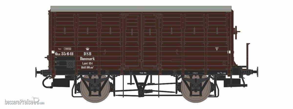 DSB QGR 35 641, Bremsebühne, ca 1944-52