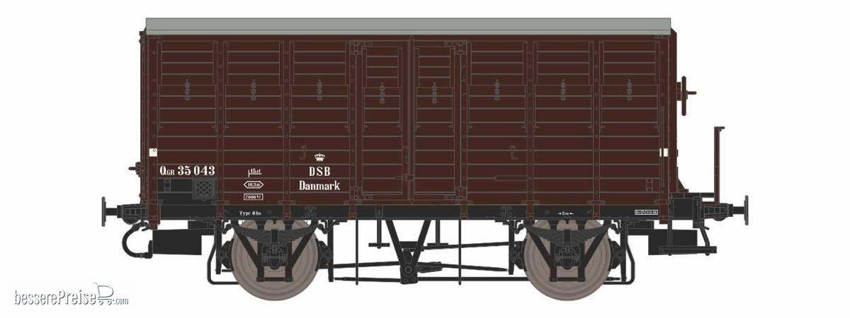 DSB QGR 35 043, Bremsebühne, ca 1952-63