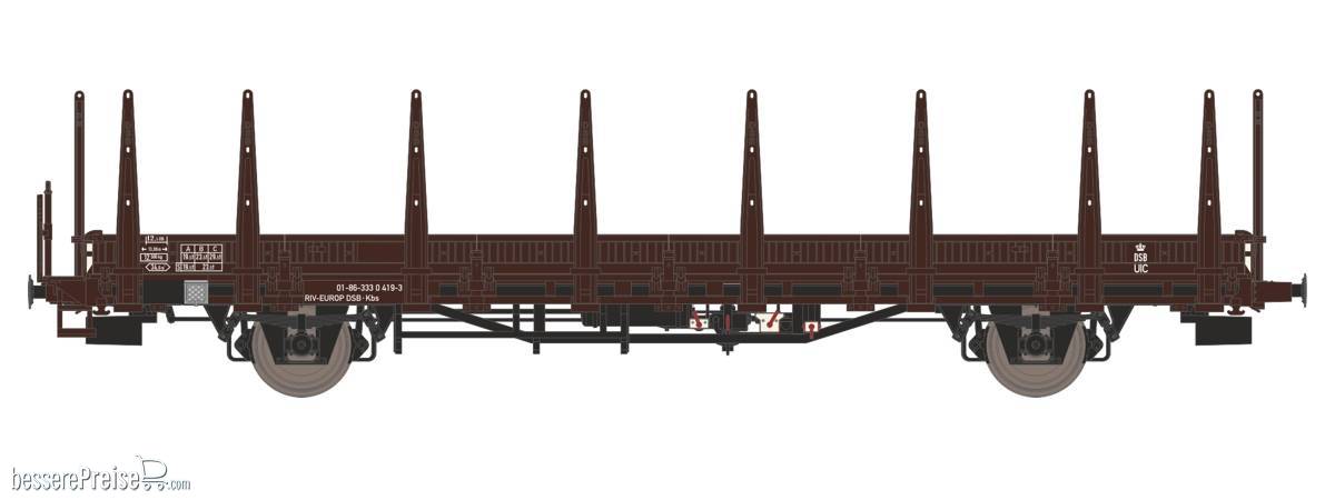 Güterwagen 01 86 33 0 419-3 RIV-EUROP DSB Kbs, ca 1976-80