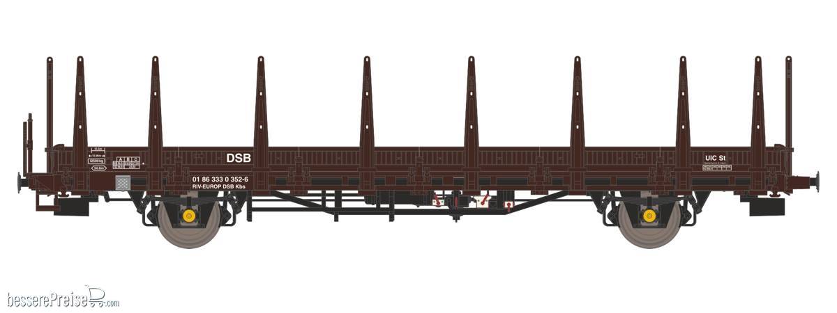 Güterwagen 01 86 33 0 352-6 RIV-EUROP DSB Kbs, ca 1980-90