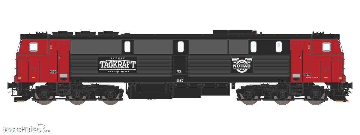 Diesel Lok Tågkraft TMZ 1425, DC, LokSound