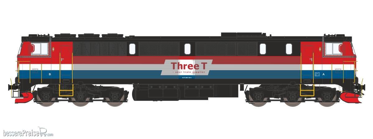 Diesel Lok Three T TMZ 1407, DC, no sound