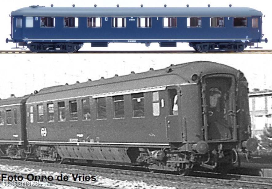 NS AB7374 Plan K (Originalversion ( Ohne 1 Klasse Linie)) und AB6240 Berlinerblau (Set)